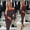 Fay Off Shoulder Dress