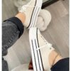 Beige Platform Sneakers