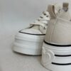 Beige Platform Sneakers - Image 4