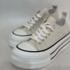 Beige Platform Sneakers - Image 2