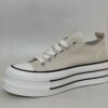 Beige Platform Sneakers - Image 3