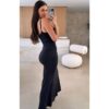 Black Elastic Dress - Image 2