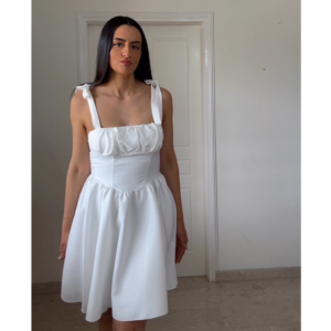 Doria White Dress