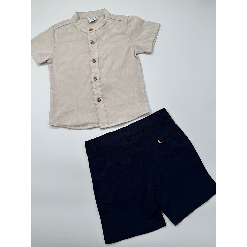 Cotton Linen Shirt n Short - Image 2