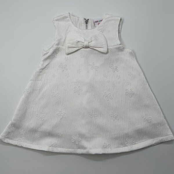 White Bow Dress