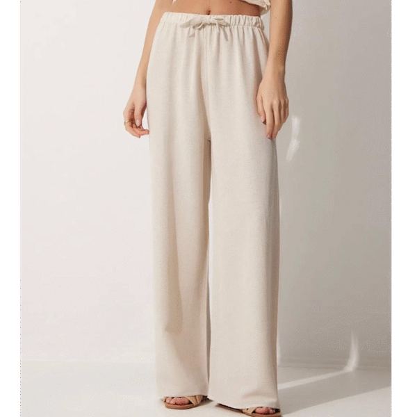 Beige Loose Pants
