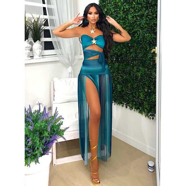 Star Beachwear Petrol Set