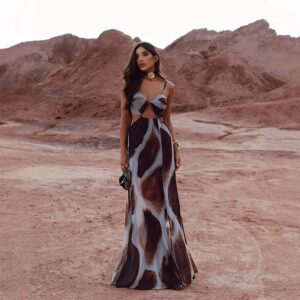 Tie Dye Cut Out Sally Dress