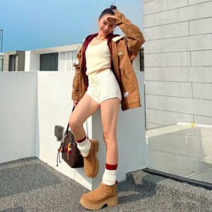 Camel Ultra Mini Heights Boots