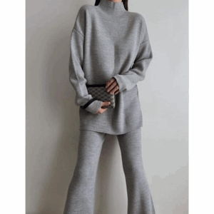Sara Grey Knit Set