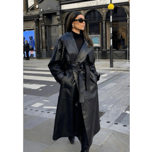 Bossy Eco Leather Coat