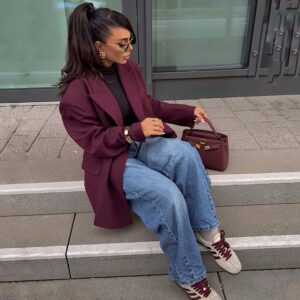 Burgundy Blazer