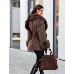 Brown Melina Fur Coat
