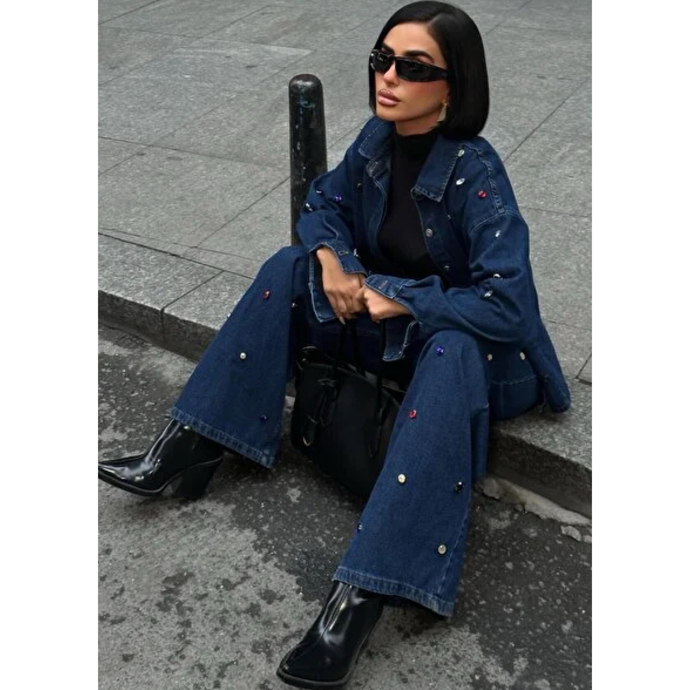 Sparkle & Stone Denim Set - Image 5