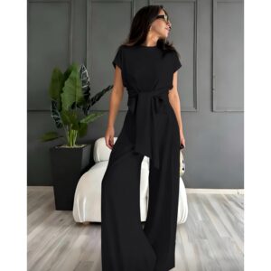 Miranda Black Elastic Set