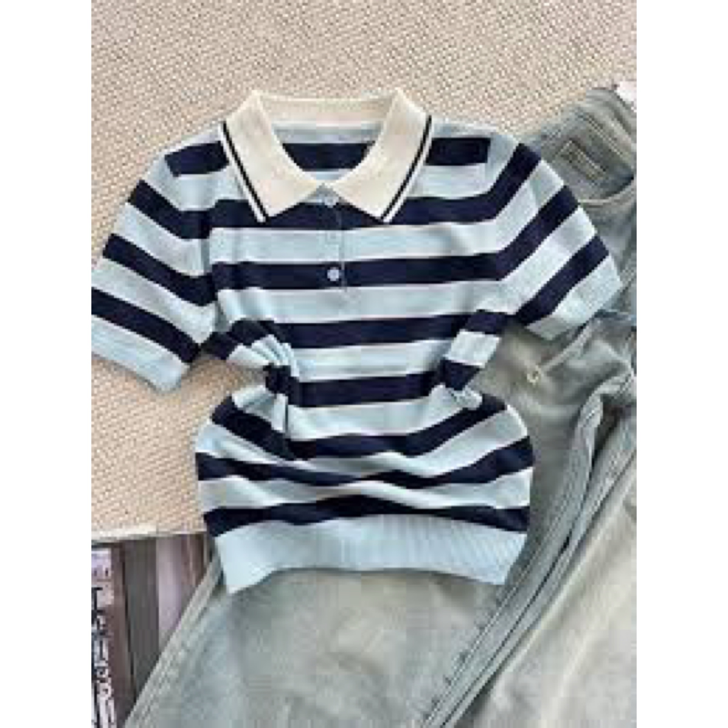 Blue Collar Stripe T-shirt