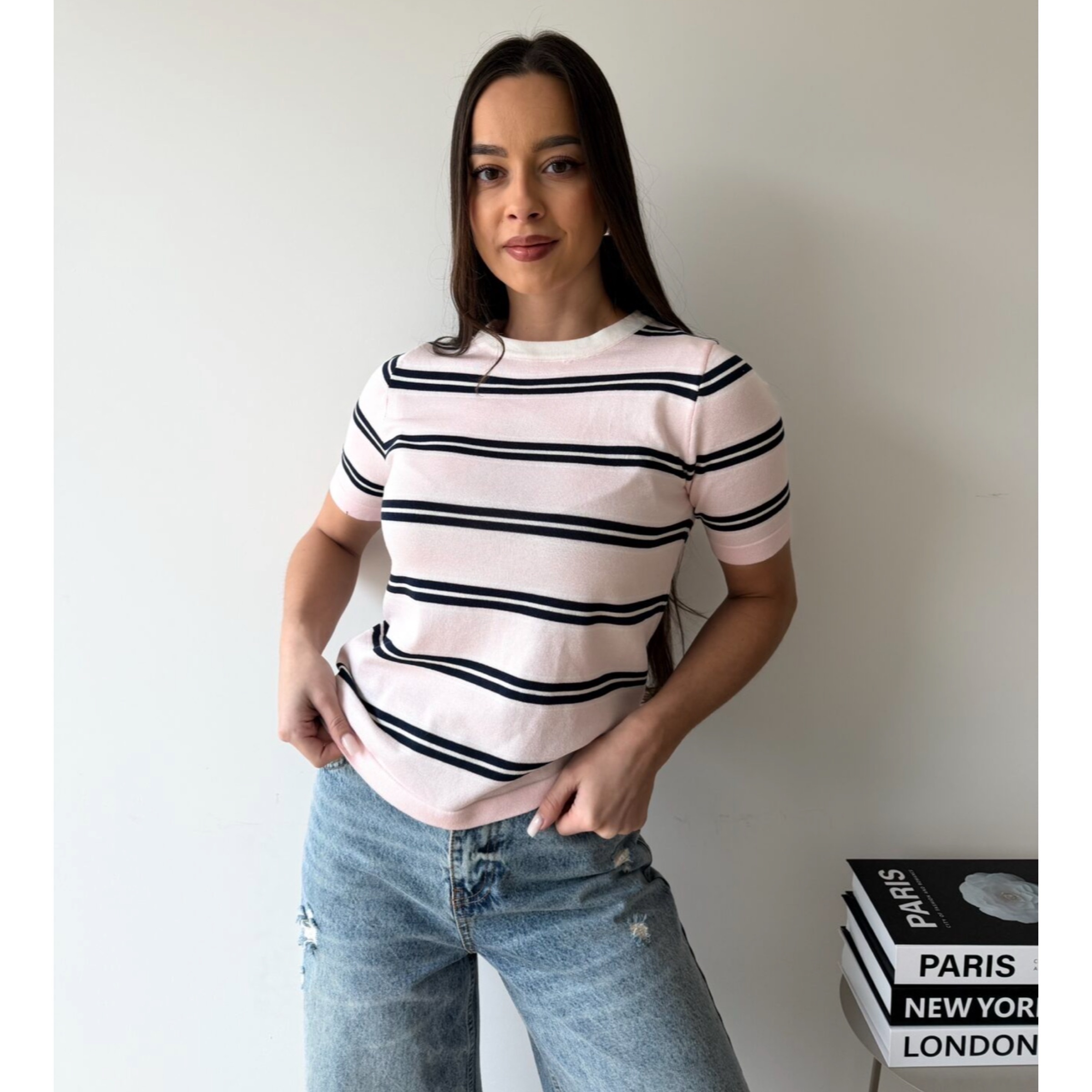 Pink Stripe Tshirt