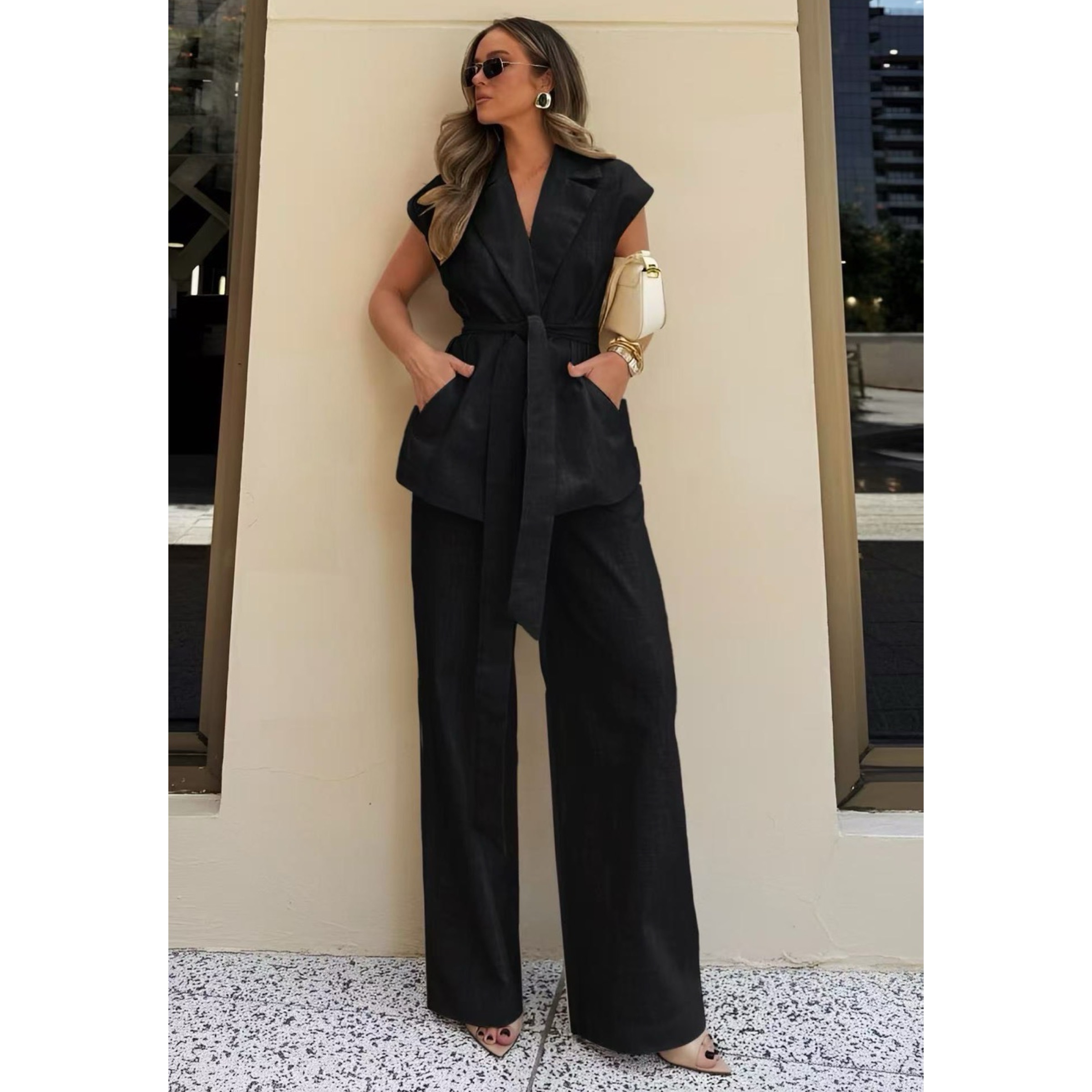 Black Viscose Set