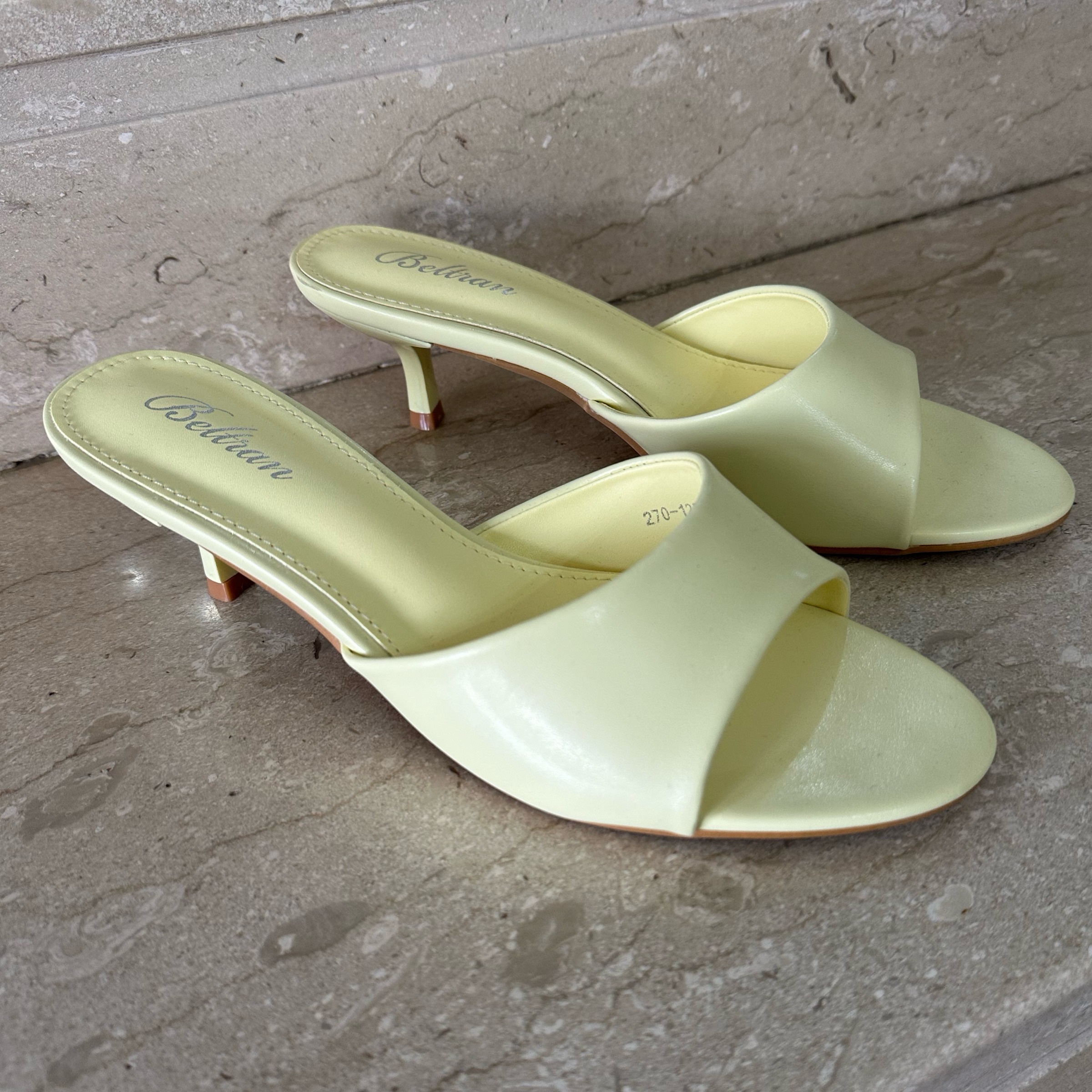 Butter Yellow Mules