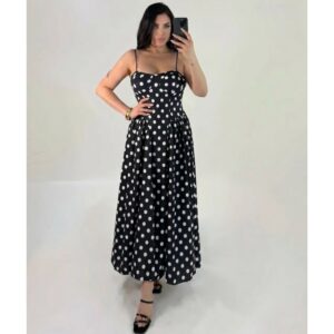 Black Polka Dot Dress