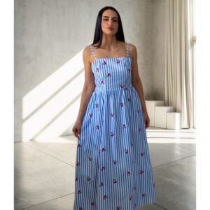 Cherry Cotton Dress
