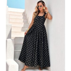 Black Polka Dot Dress