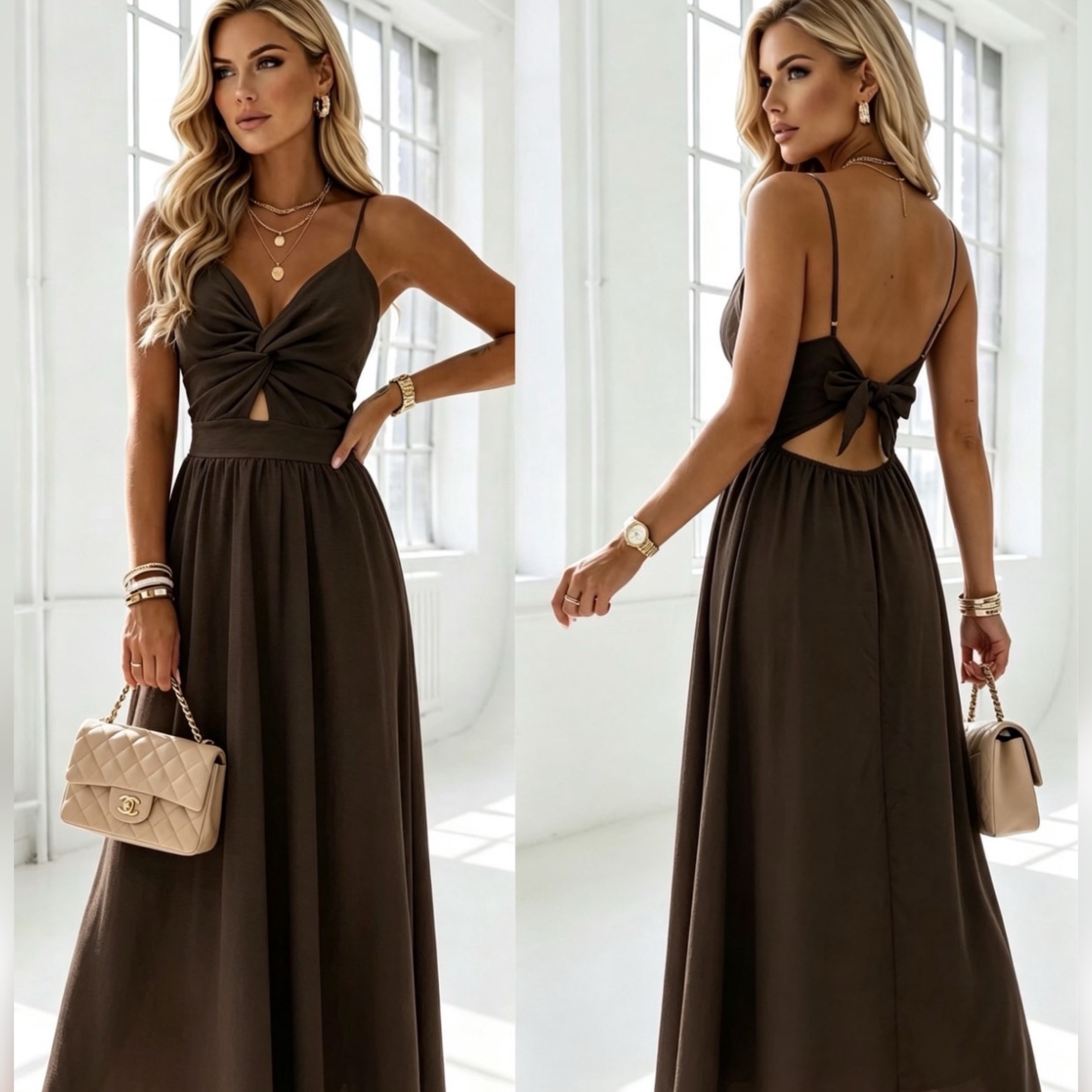Chocolate Esmara Dress