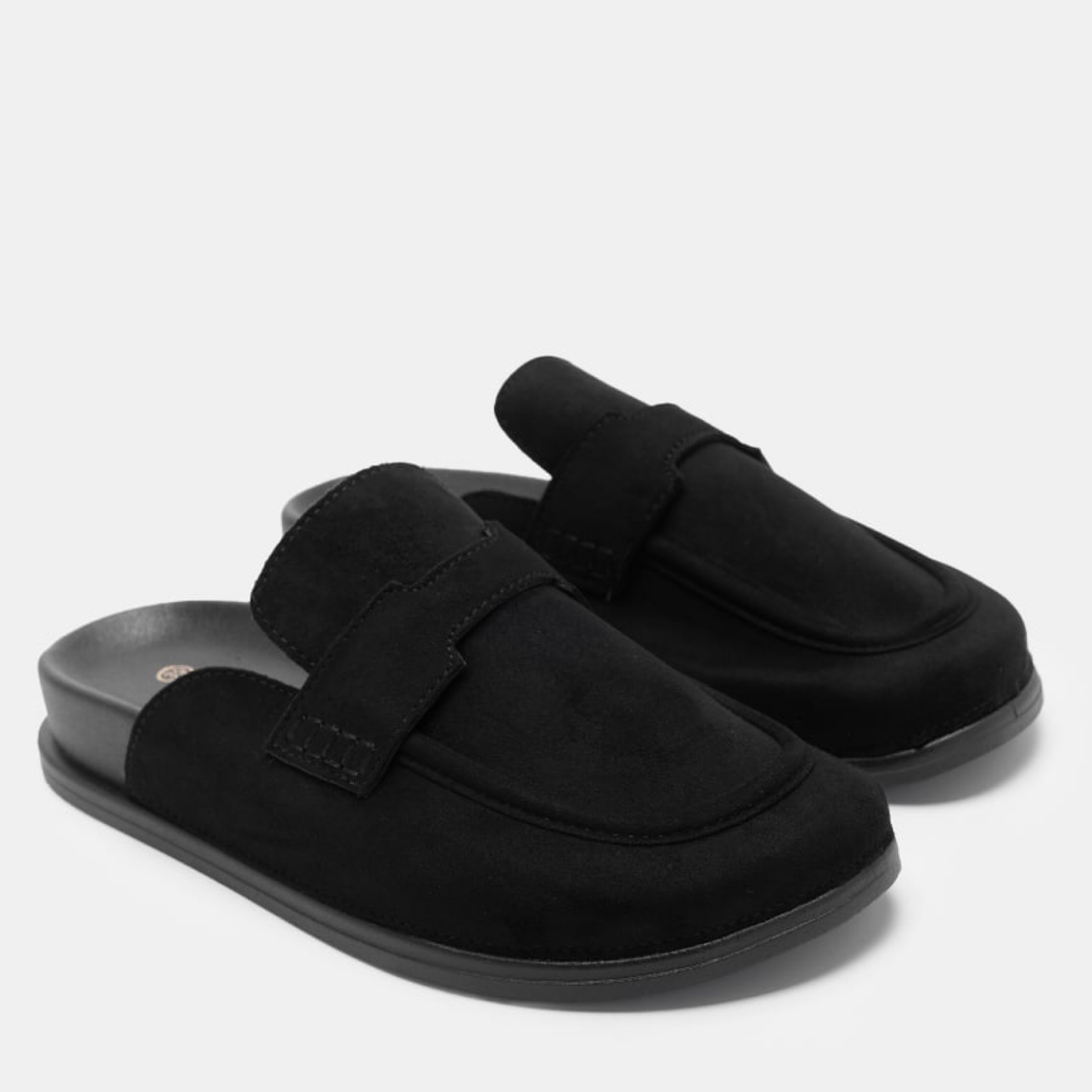 Black Suede Mules - Image 2