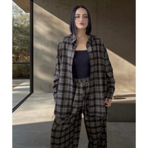 Plaid Loose Set
