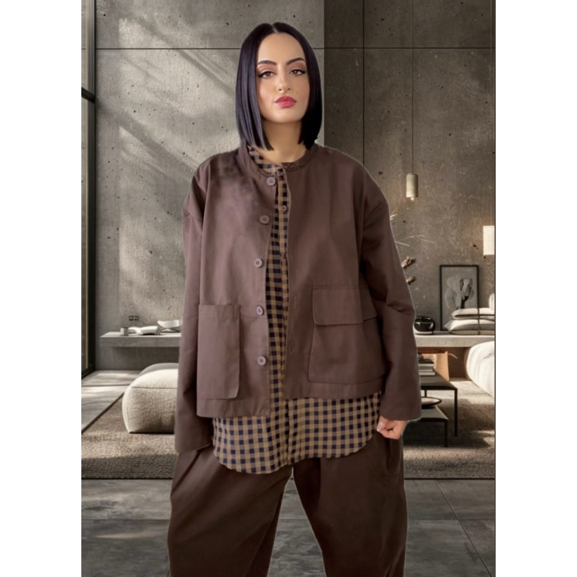 ZOE Oversized Plus Size Set