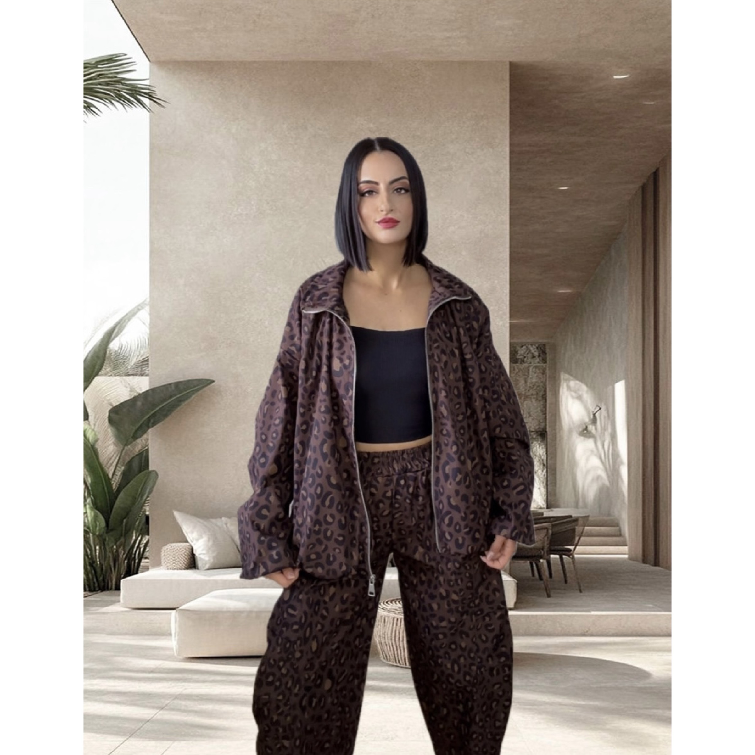 Leopard Comfy Set