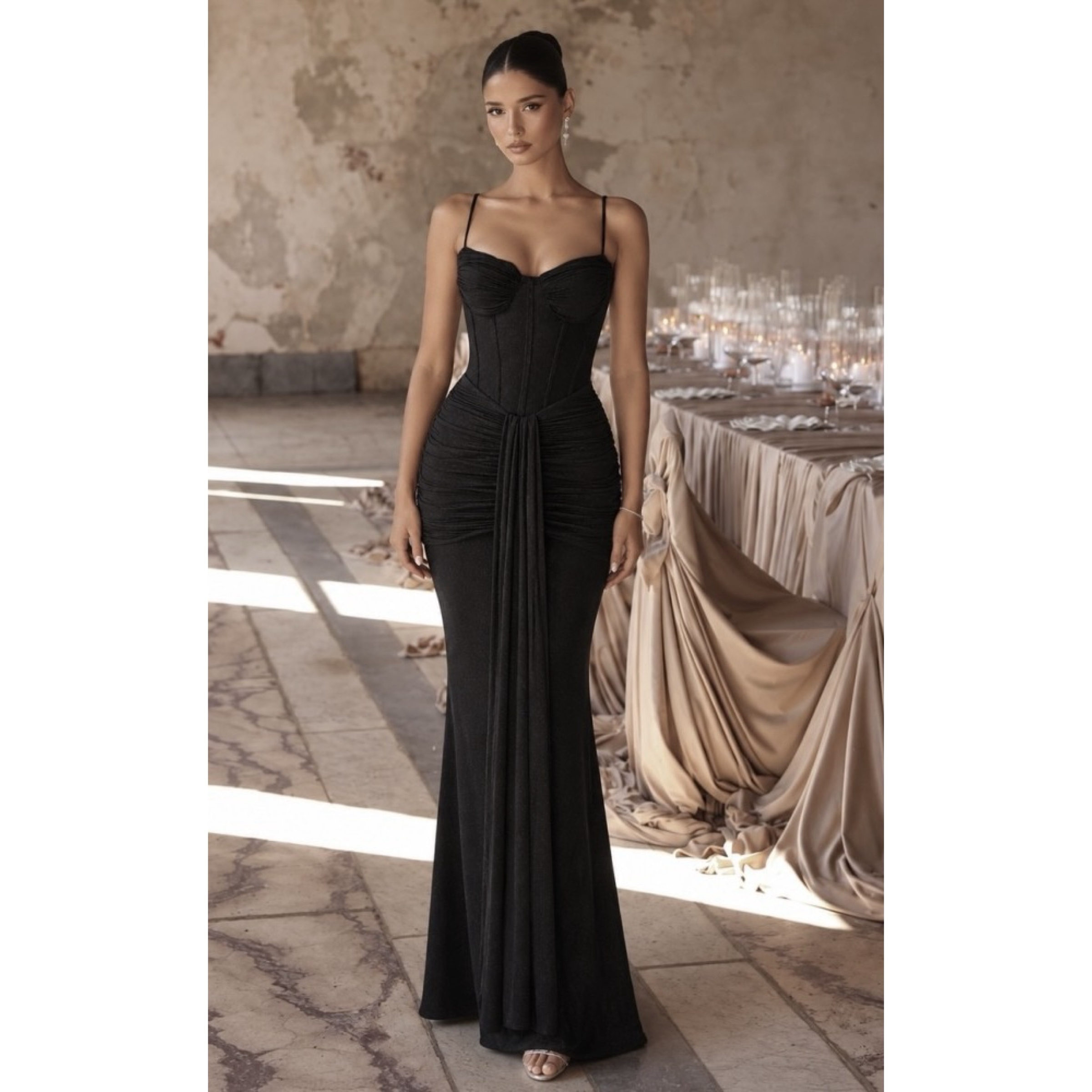 Black Corset Style Dress
